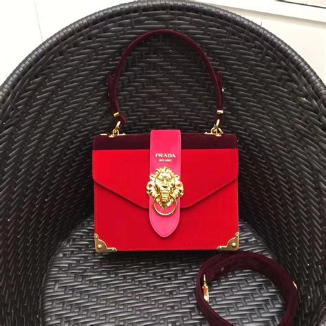 prada lion head bag|Prada animalier lion head bag.